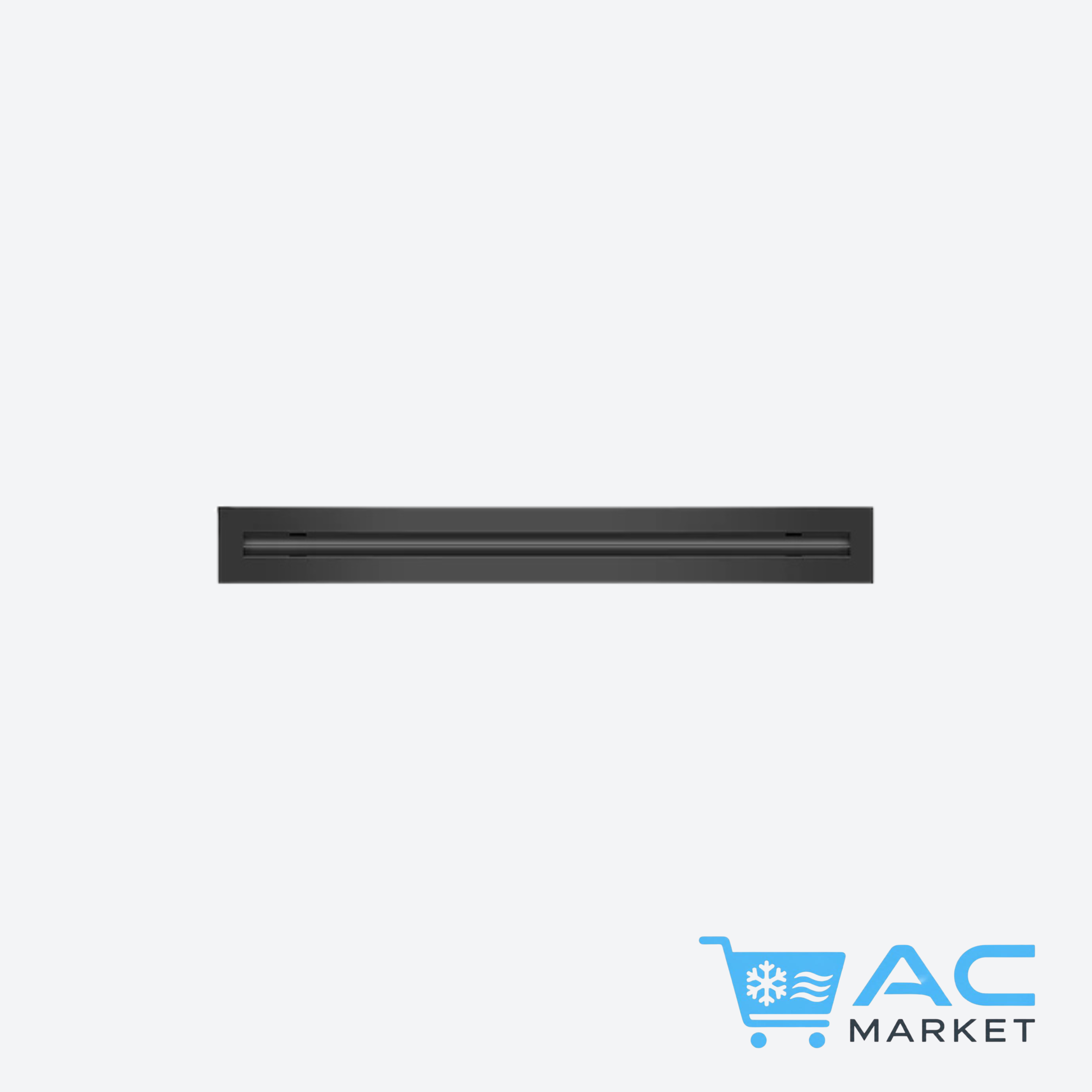 1 SLOT DIFFUSER BLACK Black slot diffuser