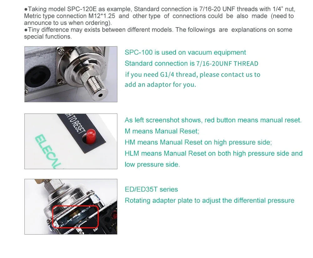 ELECALL Automatic Pressure Controller Switch Digital Air Water Pump Compressor Pressure Controller