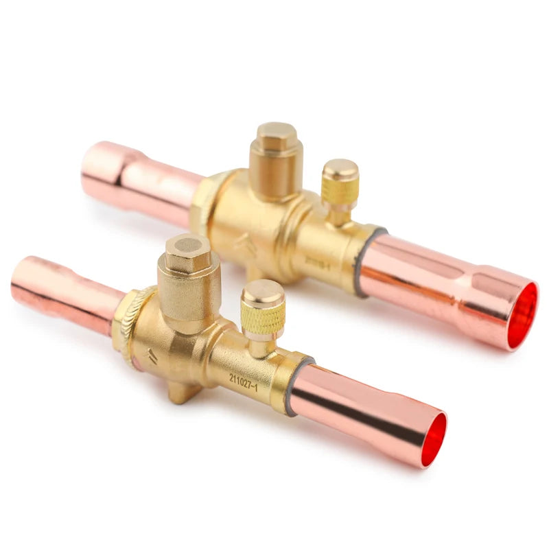 Hongsen QFT Air conditioning cold storage refrigerantion shut-off valve 6-54mm refrigerant ball valve