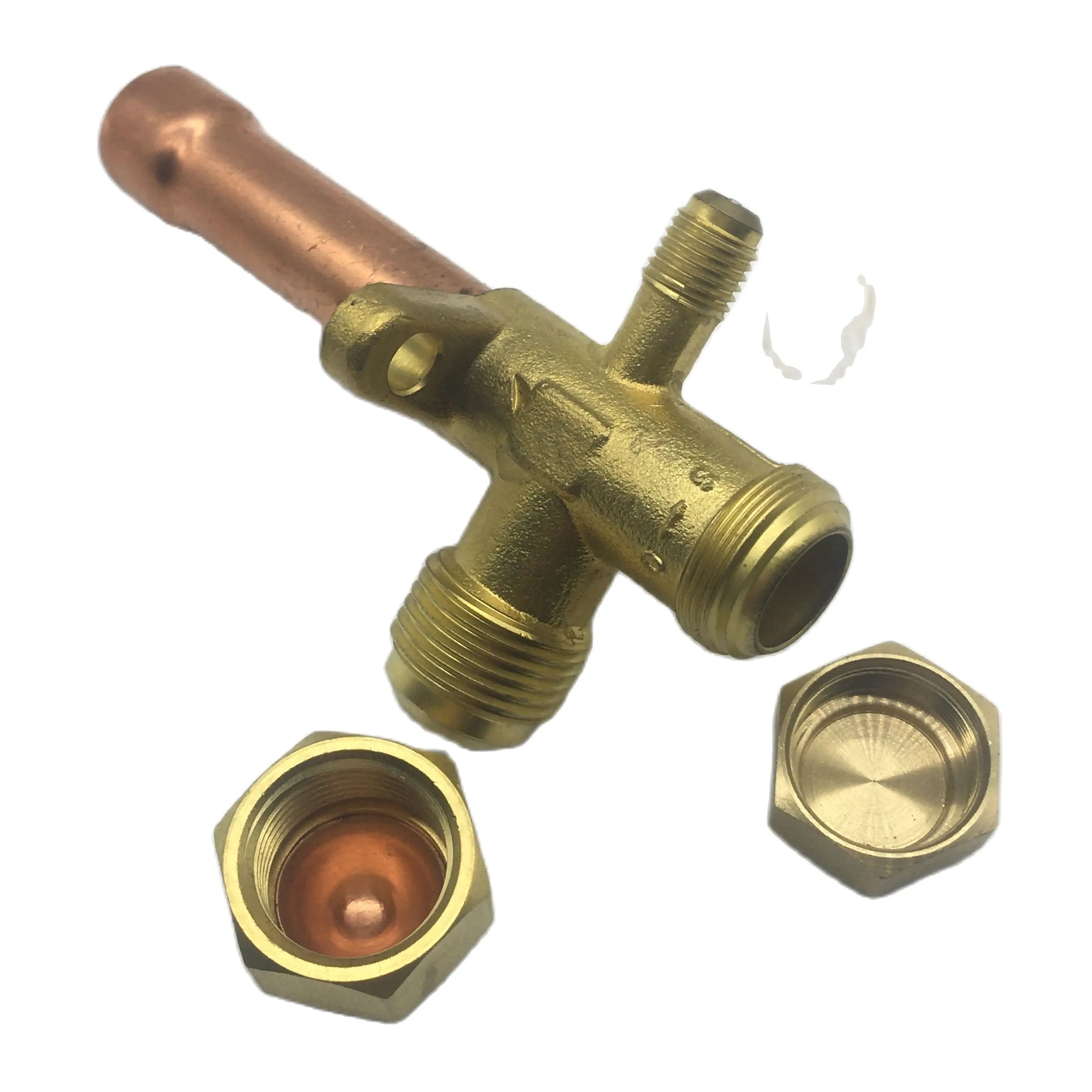 Wall mounted service valve is designed for room split air conditioners, refrigeration plants, chiller &amp; heat pump outdoor units