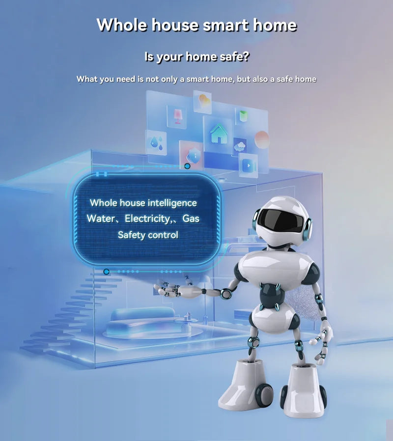 eWelink APP WiFi Smart Valve Water Gas Shutoff Automated Ball Valve DN15/DN20/DN25 Wireless Control For Alexa Google Alice